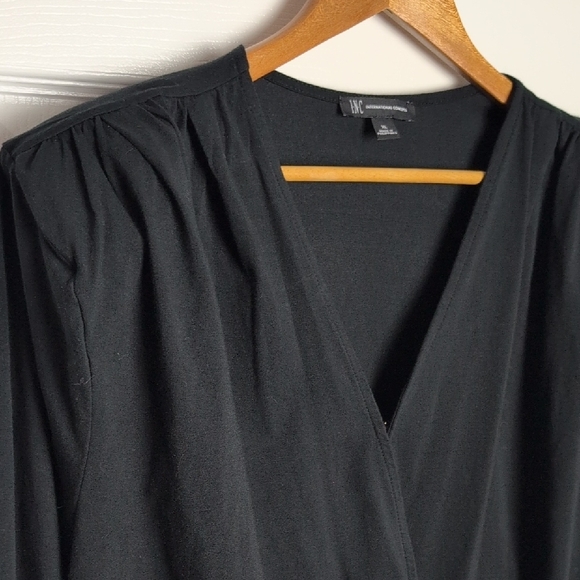 INC International Concepts Black Blouse - Picture 3 of 10